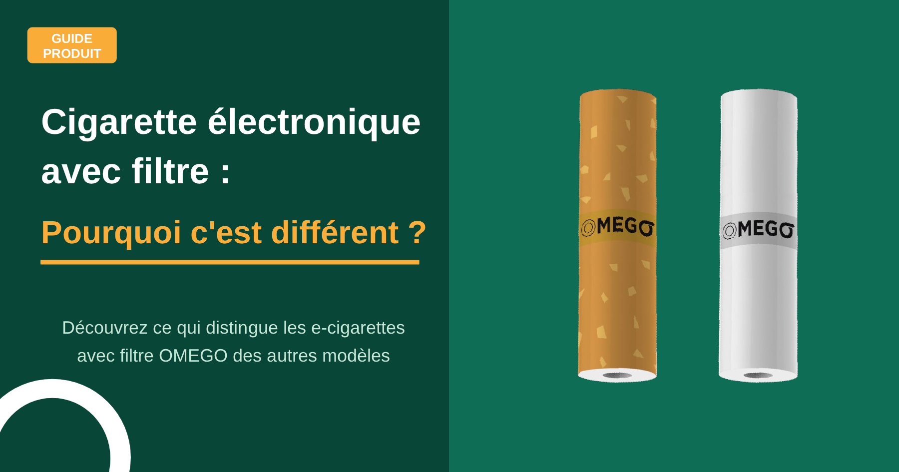 Cigarette électronique avec filtre : pourquoi c'est vraiment différent ?